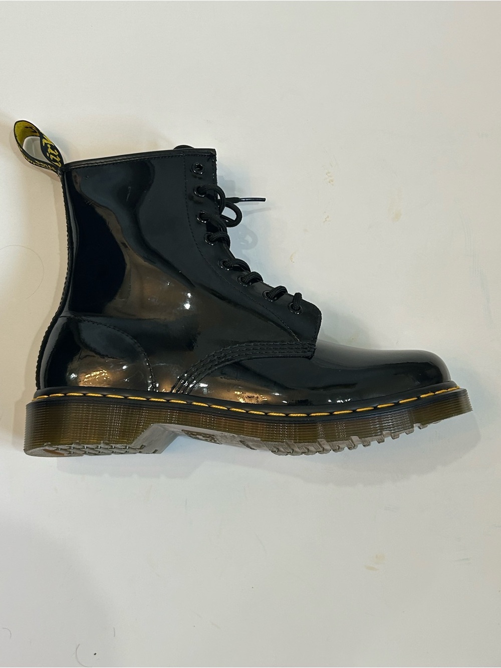 DR. MARTENS 1460 BEX Patent Leather Lace Up Boots-Women’s size 10 - Picture 4 of 9